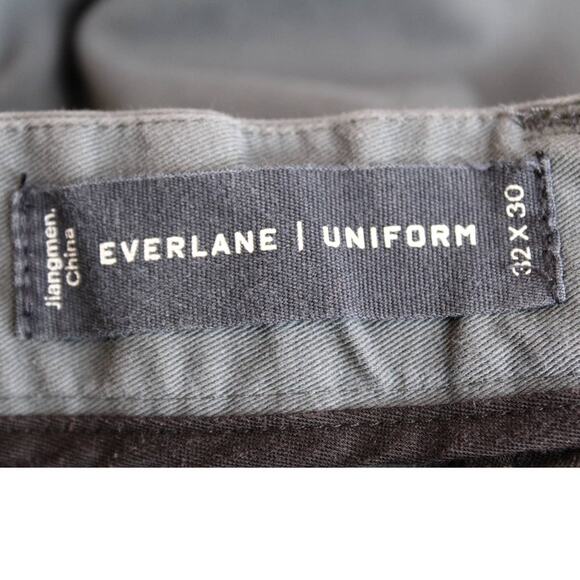 EVERLANE The Performance Chino Pant (Uniform) Athletic Fit in Gray 32W x 30L - Picture 12 of 14